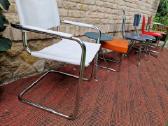 Vintažinės mid century Bauhaus st.kėdės,pufai - nuotraukos Nr. 7