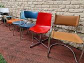 Vintažinės mid century Bauhaus st.kėdės,pufai - nuotraukos Nr. 8