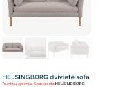 Helsingborg dvivietė sofa - nuotraukos Nr. 5