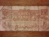 Anglijos 3 pencu banknotas - nuotraukos Nr. 2