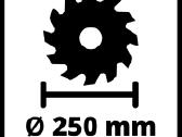Išilginio pjovimo staklės Einhell Tc-ts 2025/2 U, - nuotraukos Nr. 3