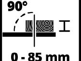 Išilginio pjovimo staklės Einhell Tc-ts 2025/2 U, - nuotraukos Nr. 4