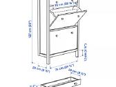 Ikea Hemnes batų spintelė-komoda prieškambaris - nuotraukos Nr. 3