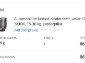 Parduodamos geros būklės automobilių kėdutės 15-36 - nuotraukos Nr. 2