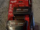 Milwauke Redlithium XC 5ah 18v Baterijos