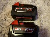 Milwauke Redlithium XC 5ah 18v Baterijos - nuotraukos Nr. 3
