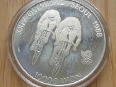 Pietų Korėja 10000 vonų sidabras Olimpiada 1988