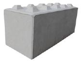 Betoniniai lego kubai