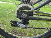 Žaliai juodas MTB dviratis vaikui - nuotraukos Nr. 9