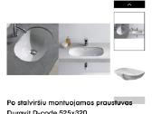 Praustuvas po stalviršiu Duravit D-code 525x320