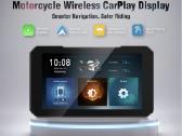 Motociklo Carplay dash cam navigacija ekranas