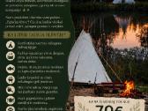 Indėnų tipio glampingas