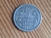5 Litai 1925 Lietuva
