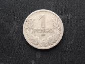 1927 Vengrija 1 Pengo sidabrinė moneta