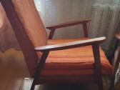 Du vintažiniai foteliai ir sofa - nuotraukos Nr. 3
