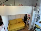 Ikea Smastad Dviaukštė Lovytė Su Spinta
