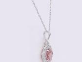 Aukso pakabukas su rožiniu LG briliantu (1,38ct) - nuotraukos Nr. 5