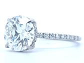 Sužadetuvių žiedas su LG briliantu (3,33ct)