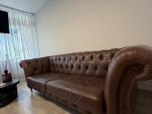 Prabangi skandinaviška odinė Furninova sofa - nuotraukos Nr. 4