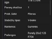 Parduodamas naujas porą kartų važinėtas dviratis. - nuotraukos Nr. 6