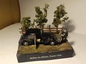 1:35 mastelio diorama, vaizduojanti vokiečių karin
