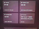 Mini gaming pc Amd 6800h 16gb - nuotraukos Nr. 3
