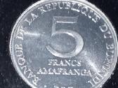 Burundis 5 frankai 1980