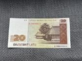 20 Latų banknotas 1992 m.