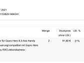 Hohem isteady Pro 3 stabilizatorius (go pro) - nuotraukos Nr. 2