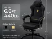 Dowinx premium klasės žaidimų kėdė,ne odinė - nuotraukos Nr. 5