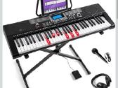 Mustar elektroninis pianinas,61 klavišo