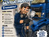 Ieškome sunkvežimių dažytojo-paruošėjo