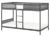 Dviaukštė lova (metalinė, Ikea) - nuotraukos Nr. 2
