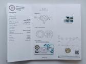 Ypatingo skaidrumo natūralus 1.04 ct briliantas - nuotraukos Nr. 3