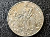 1 balboa 1947m. Panama sidabras 900