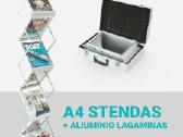 Stilingas aliuminio stendas knygoms, prezentacijom - nuotraukos Nr. 3