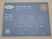 Oberni Baby Sippy Cup gertuvės, 3 vnt. rinkinys - nuotraukos Nr. 10