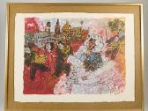 Theo Tobiasse litografija, įrėminta, pasirašyta #1