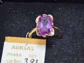 Auksinis žiedas - 373 Eur.
