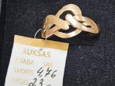 Auksinis žiedas - 462 Eur.