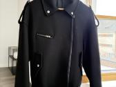 Juoda vilnonė biker stiliaus striukė Made in Italy - nuotraukos Nr. 4