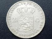 2 1/2 guldeno 1870m. Nyderlandai sidabras 945