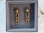 Balenciaga Gold Zip Earrings auskarai - nuotraukos Nr. 4