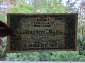100 mark 1922 Memel Klaipėda - nuotraukos Nr. 3