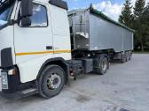 Volvo sunkvežimis su puspriekabe - nuotraukos Nr. 8