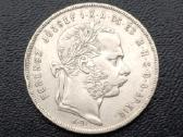1 forintas 1878m. Vengrija sidabras - nuotraukos Nr. 2