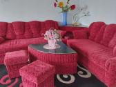 Svetainės kampas/sofa su miegamąja dalimi