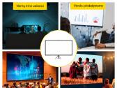Projektoriaus ekranas su stovu Vevor - nuotraukos Nr. 2