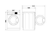 Nauja džiovyklė Indesit 8kg C Yd C82wwgl UK - nuotraukos Nr. 4