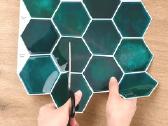 32vnt Lipnios 3D hexagon sienų plytelės - nuotraukos Nr. 6